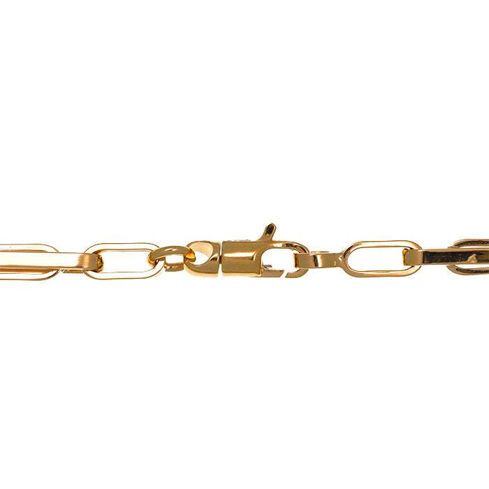 18k Yellow Gold Chain - 60cm - Elongated Links