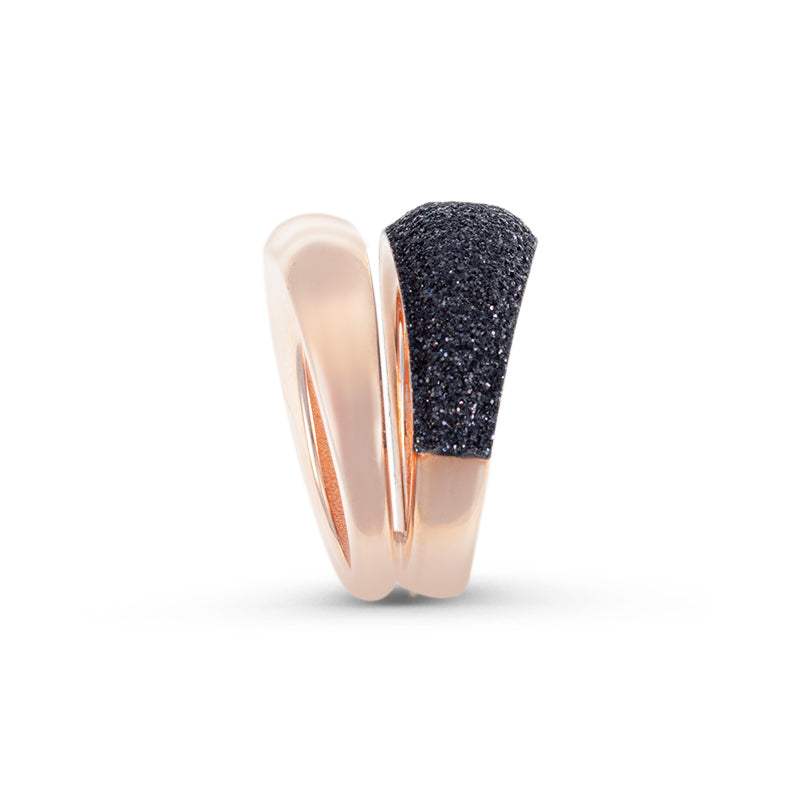 POLVERE DI SOGNI Ring Pink Black WPLVA642/S