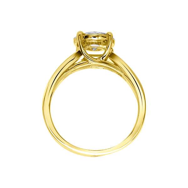 Women's Solitaire 18K Yellow Gold - Diamonds