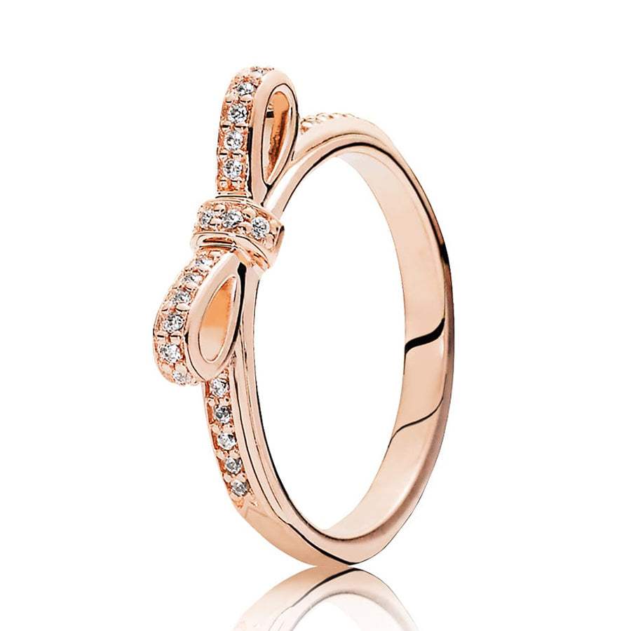 Anillo Pandora Rose Lazo Deslumbrante