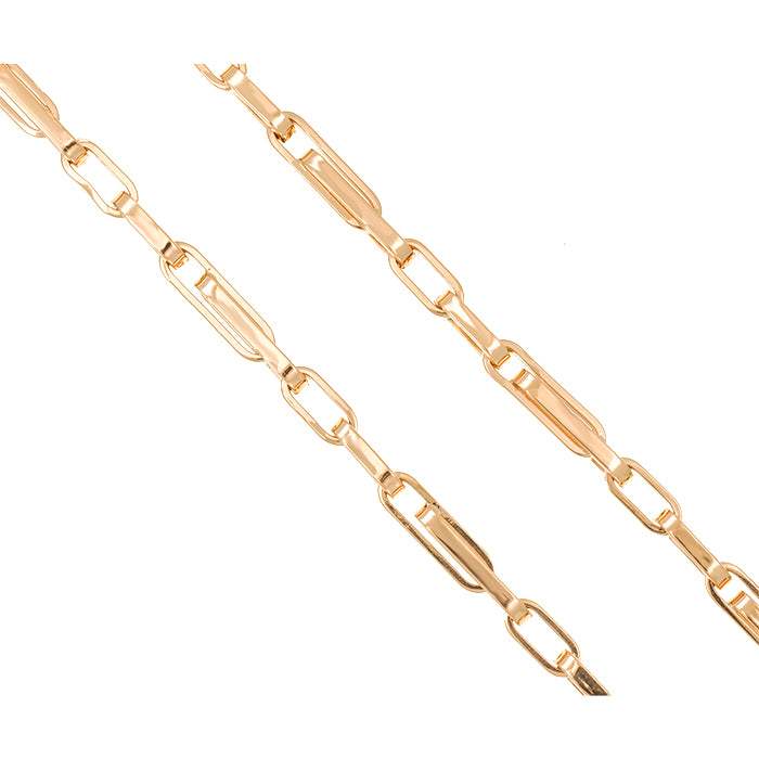 Cadena Oro Amarillo 18k- 60cm- Eslabones Alargados