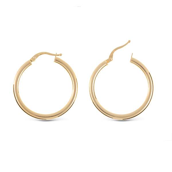 Criollas Tubo Hueco Oro Amarillo 18k