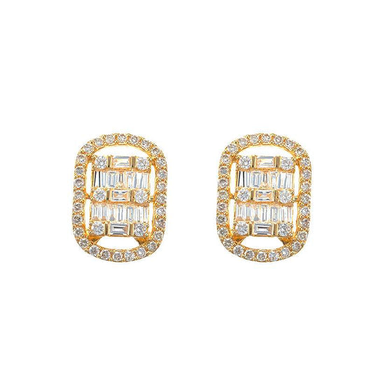 Pendientes AVANT Diamantes Baguette Orla Oro 18K