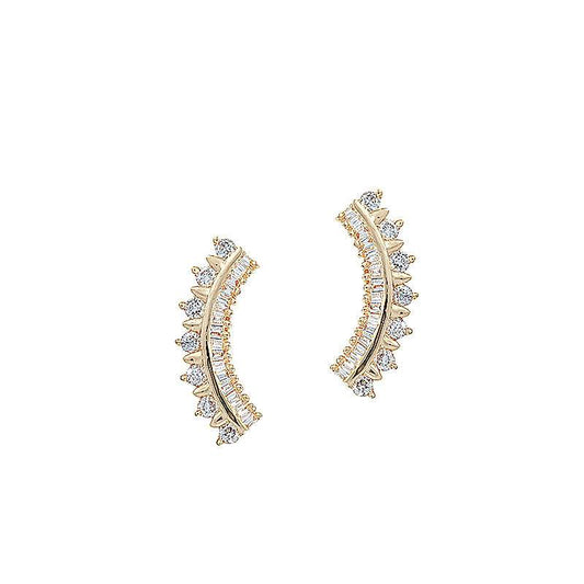 Pendientes Atelier Avant Oro Amarillo 18K Diamante