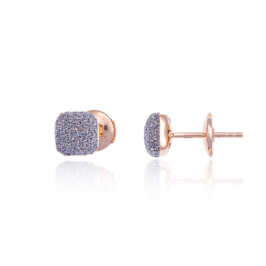 Pendientes Pesavento studs Polvo Diamantes Oro 18K