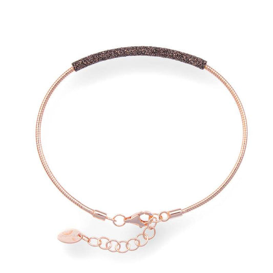 Pulsera DNA Rosa Polvo Marron WDNAB188 pesavento