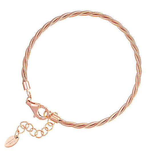 Pulsera Pesavento DNA Trenzado Rosa WDNAB489