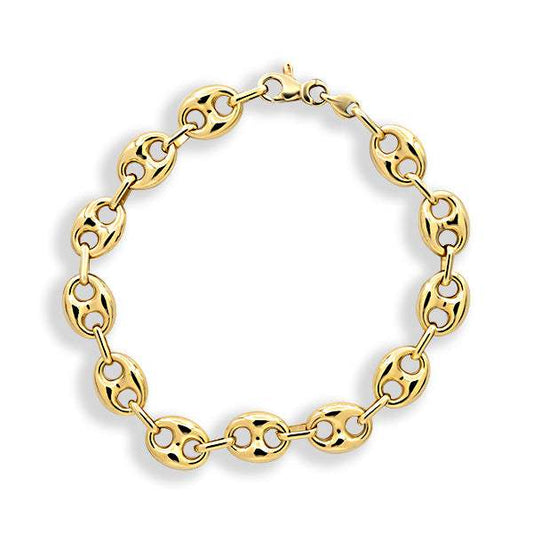 Pulsera calabrote mediano oro 18K