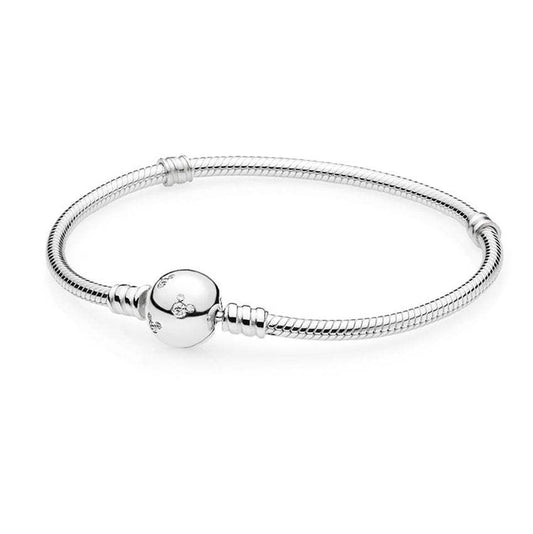 Pulsera de Plata con Cierre Mickey