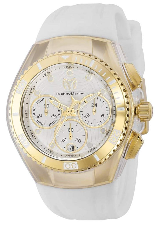 Reloj TECHNOMARINE Cruise TM-120045 Blanco Dorado