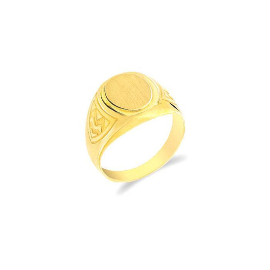 Sello de Hombre En Oro Amarillo 18K